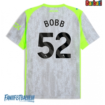 Manchester City Oscar Bobb #52 Tricou Fotbal Replică 2025-26 Barbati Treilea